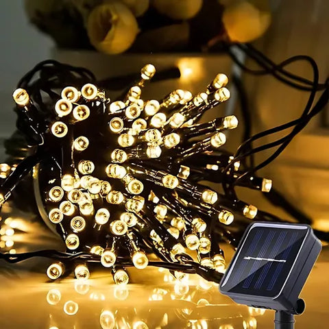 Image of LUCES NAVIDEÑAS CON PANEL SOLAR