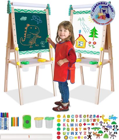 Image of PIZARRA DOBLE CARA PARA NIÑOS