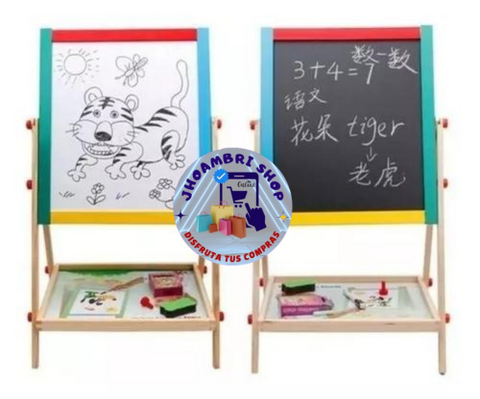Image of PIZARRA DOBLE CARA PARA NIÑOS