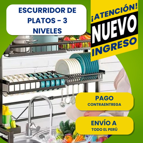 Image of ESCURRIDOR DE PLATOS - 3 NIVELES